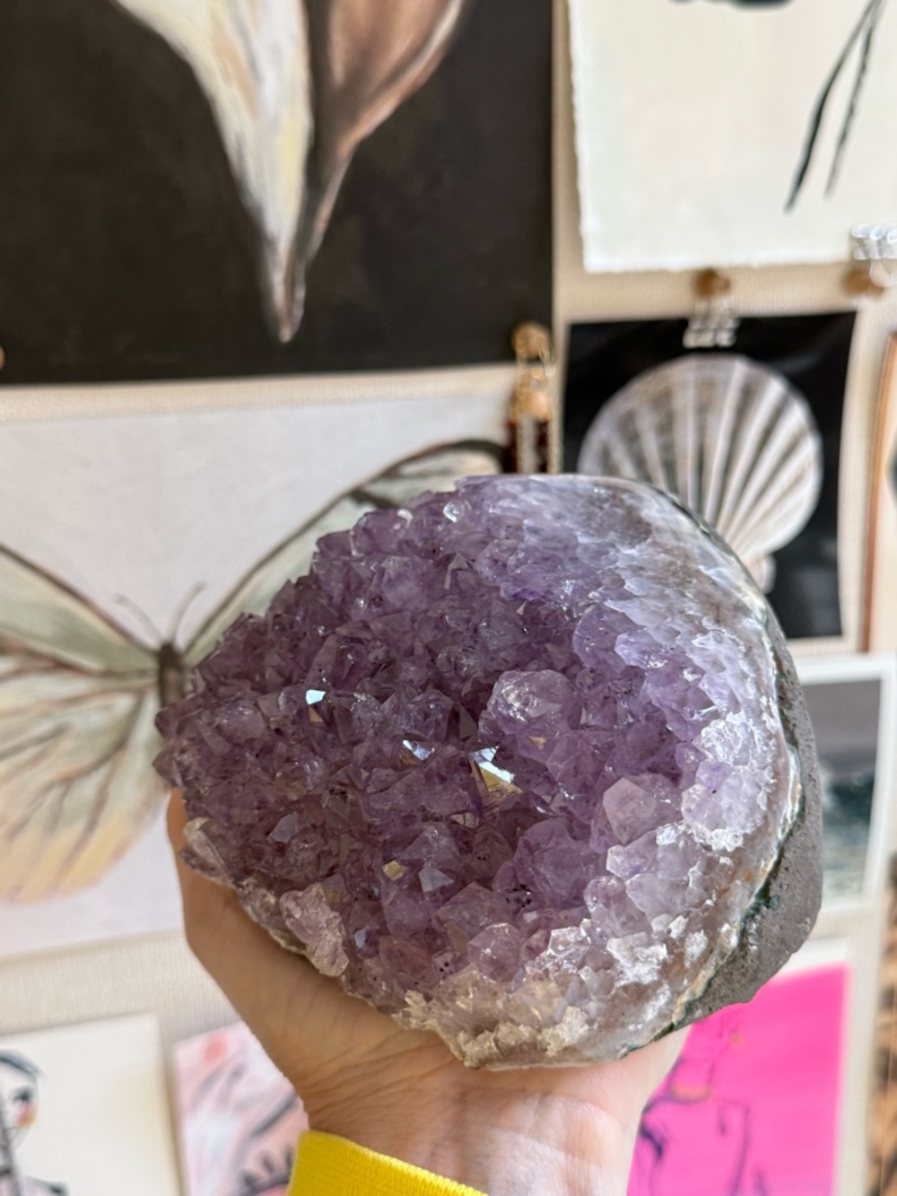 Natural amethyst cluster form - Picture 5 of 6